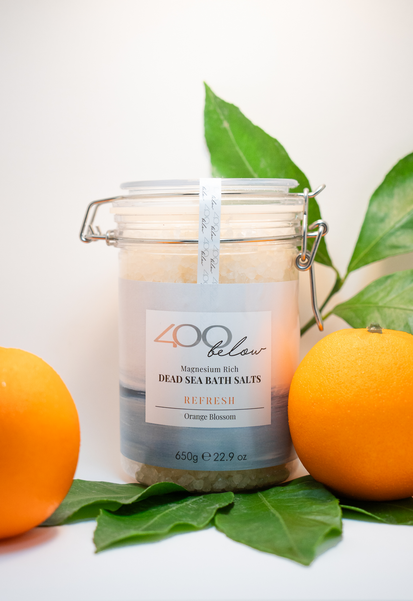 Magnesium Rich Dead Sea Bath Salts REFRESH with Orange Blossom Oil