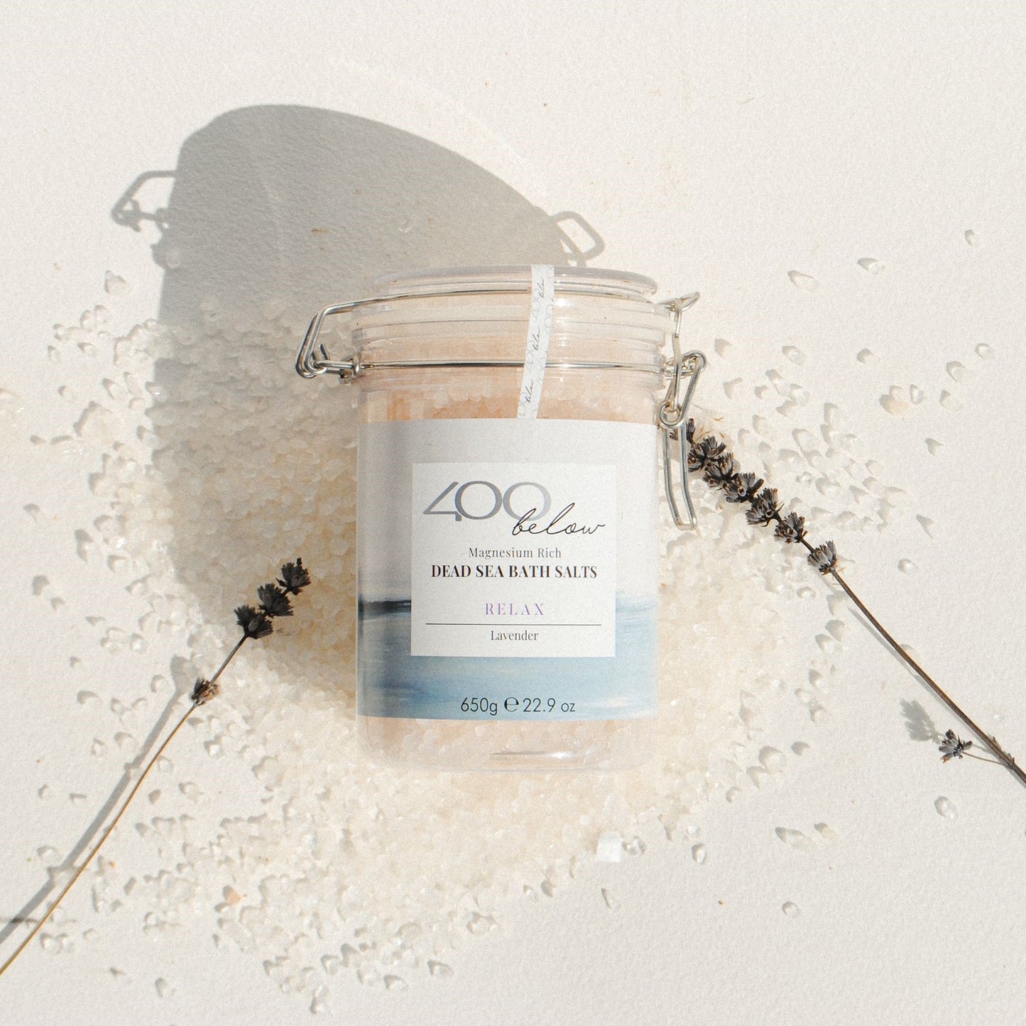 Magnesium Rich Dead Sea Bath Salts RELAX with Lavender Oil