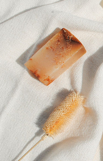Dead Sea Mineral Scrub Soap with Loofah-Olive Oil